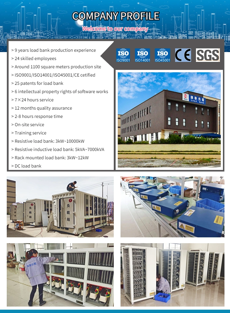 500kw Outdoor Design AC Dummy Resistor Genset Generator Testing Resistive Automatic Control Load Bank